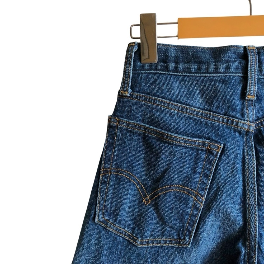 Levi’s RARE 501 Jeans by White Oak Cone Denim Size 24 Frayed Hem Limited Edition - Picture 10 of 16